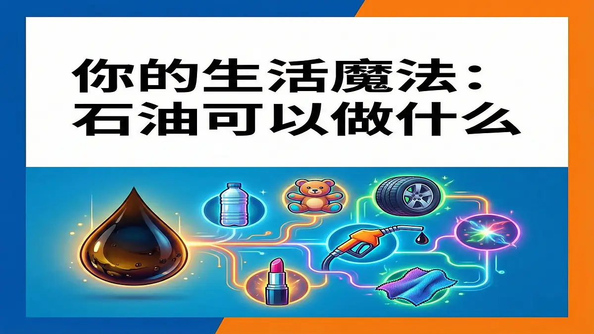 石油产品基础知识：原油可以做什么？从原油到成品油的过程
