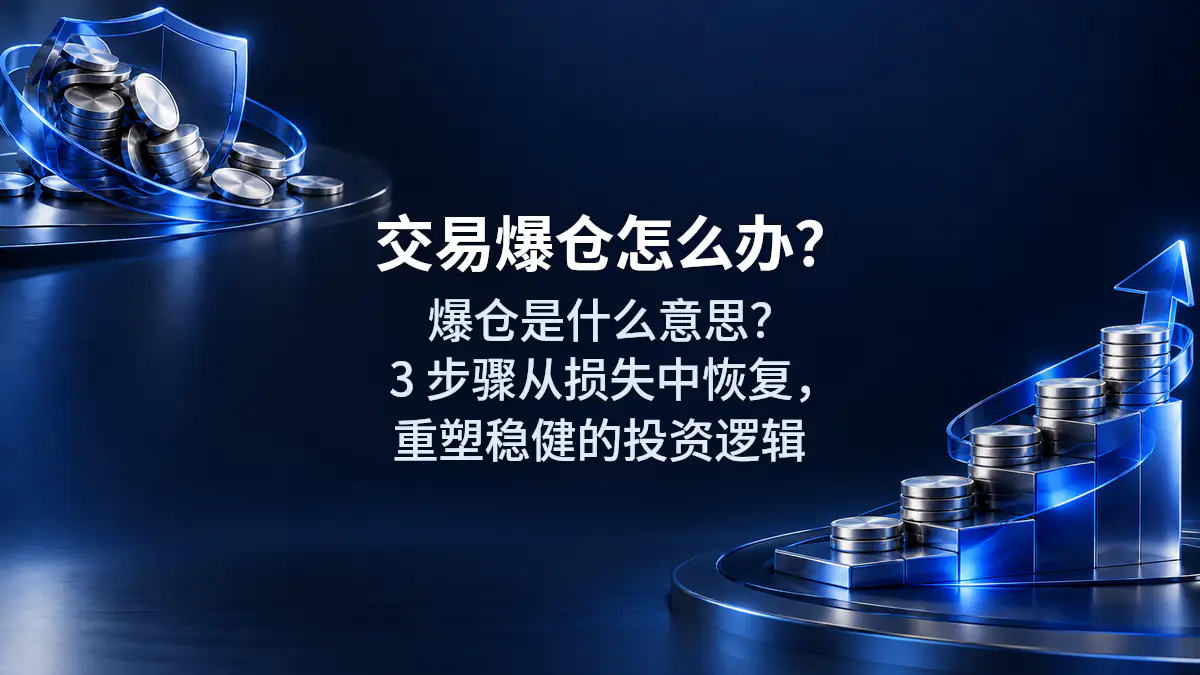 1.交易爆仓怎么办？爆仓是什么意思？3 步骤从损失中恢复，重塑稳健的投资逻辑