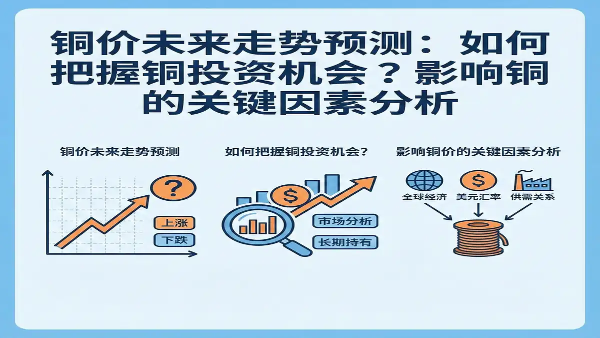 铜价未来走势预测：如何把握铜投资机会？影响铜价的关键因素分析