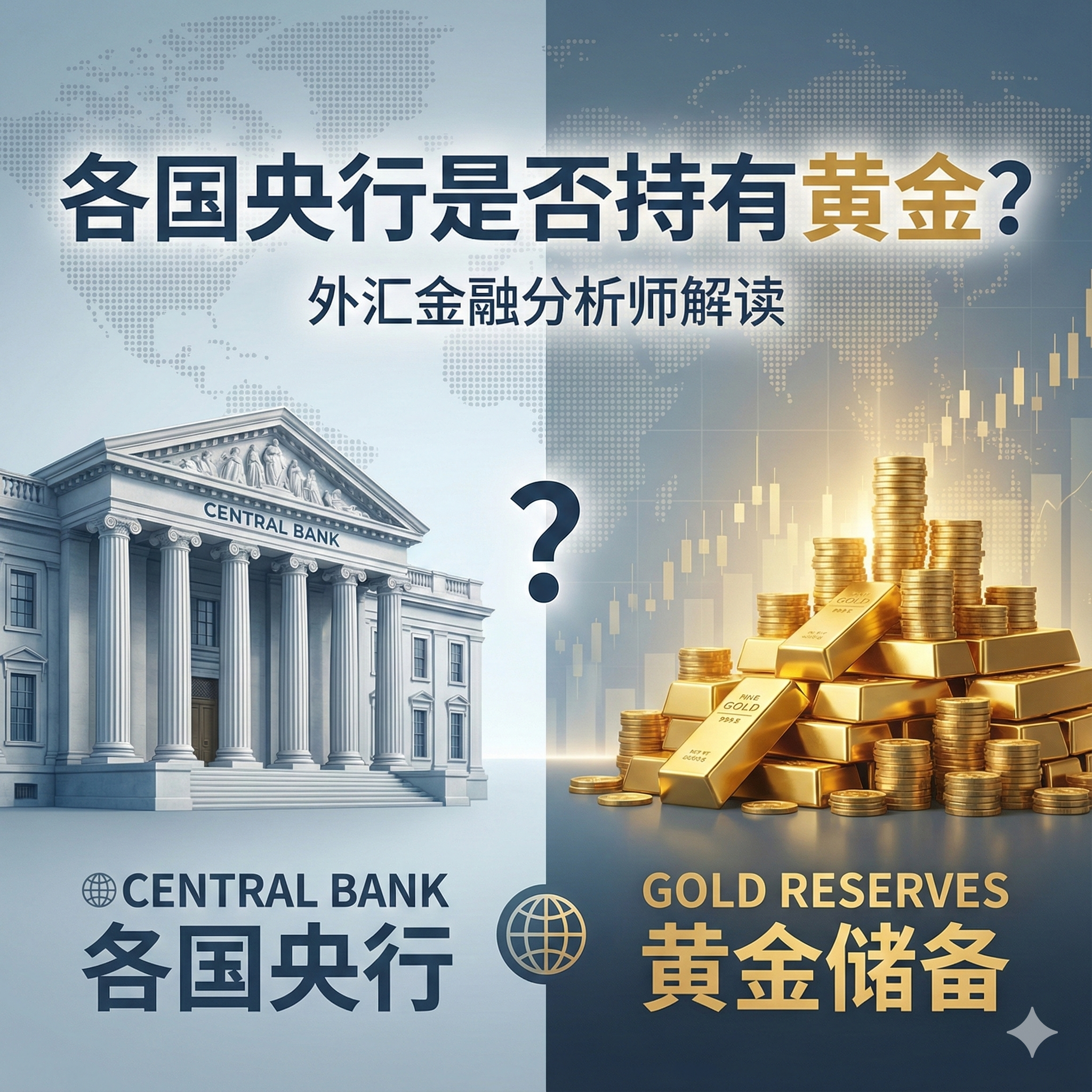 各国央行是否持有黄金？解析全球黄金储备规模与央行黄金策略| Moneta Markets