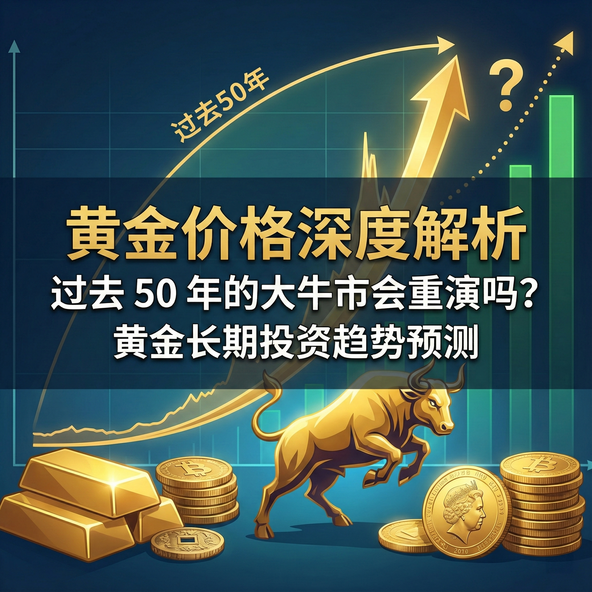 黄金价格深度解析：过去50 年的大牛市会重演吗？黄金长期投资趋势预测- Moneta Markets