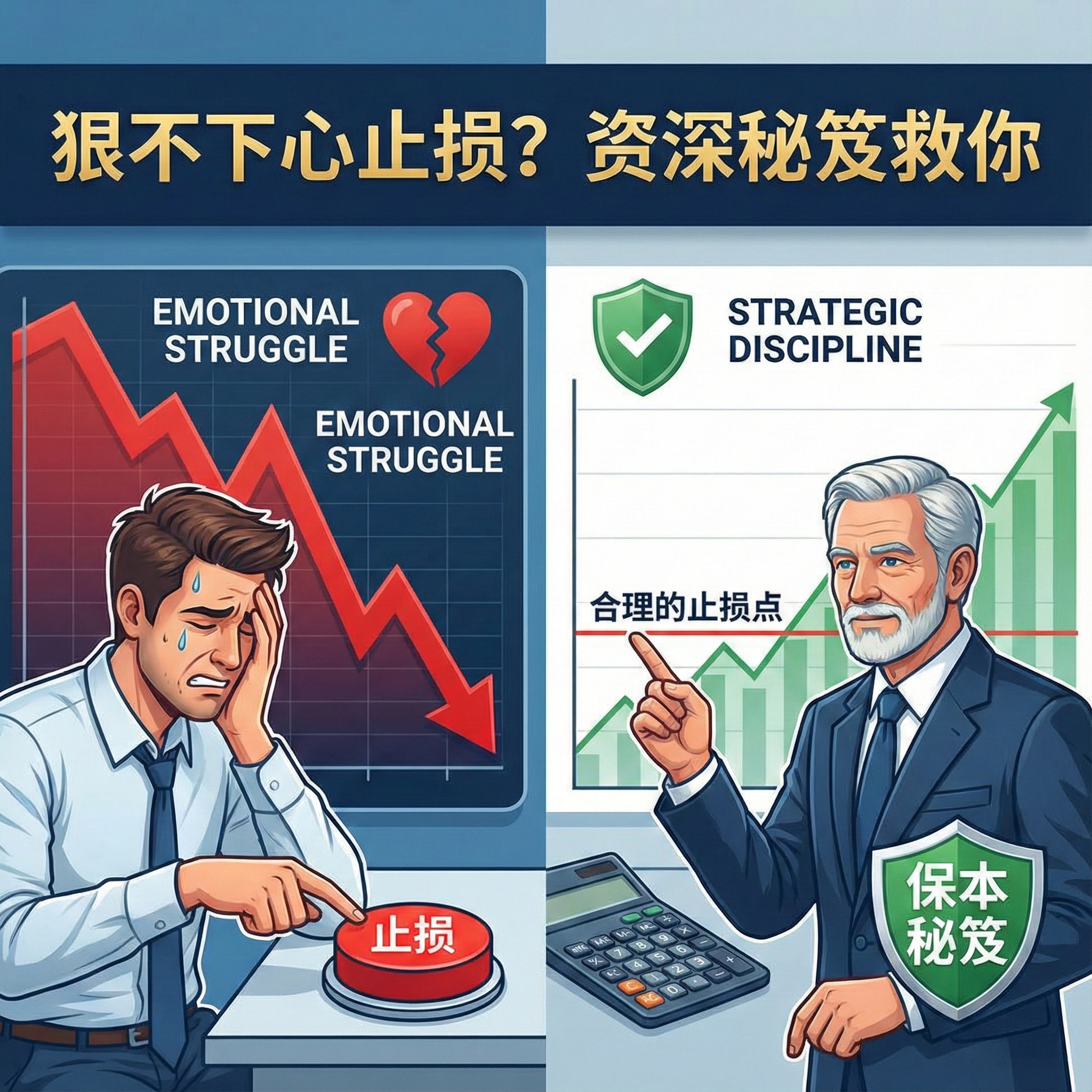 为何你总是狠不下心止损？止损点设多少最合理？资深交易员的保本秘笈- Moneta Markets