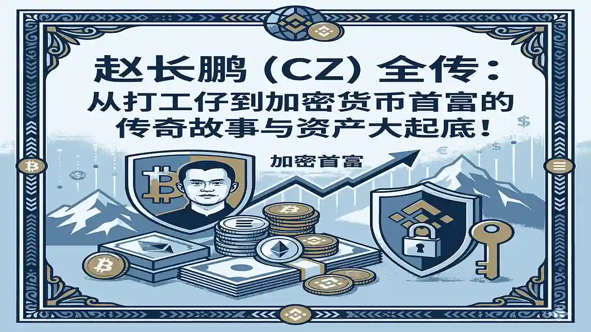 赵长鹏 (CZ) 全传：从打工仔到加密货币首富的传奇故事与资产大起底！