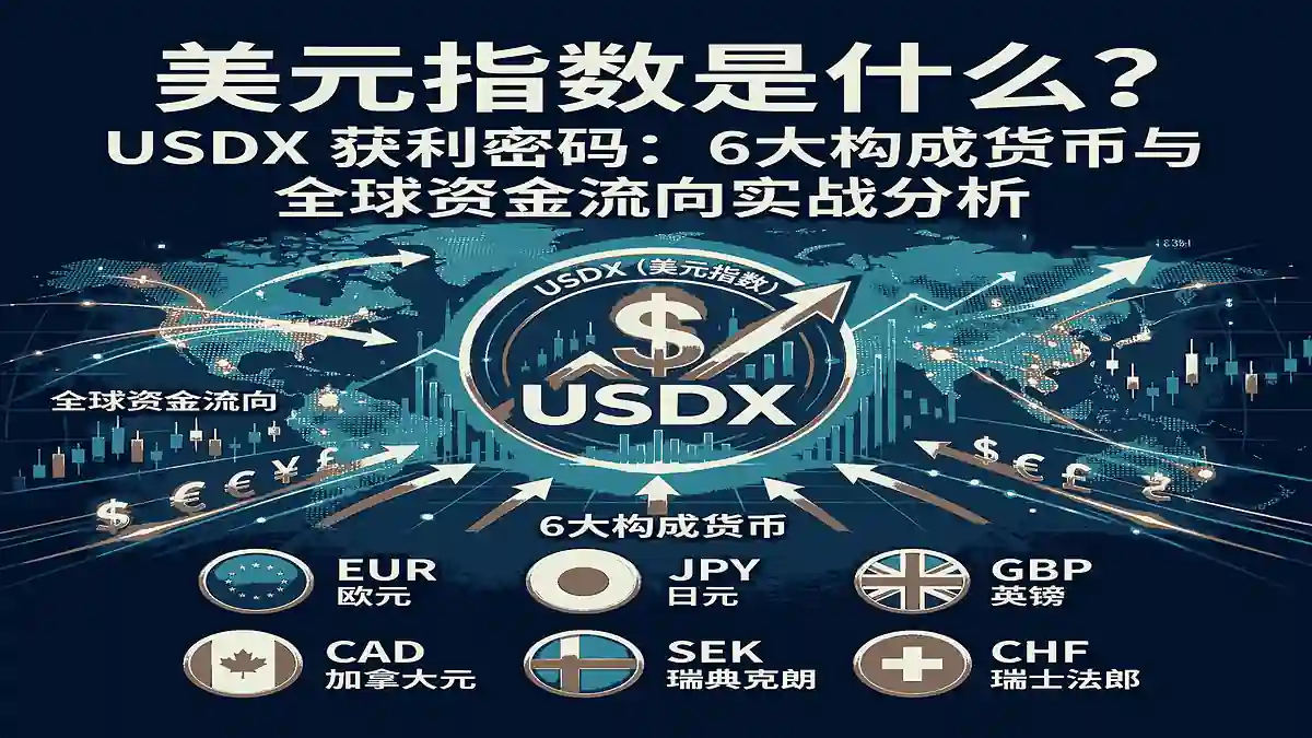美元指数是什么？USDX 获利密码：6大构成货币与全球资金流向实战分析