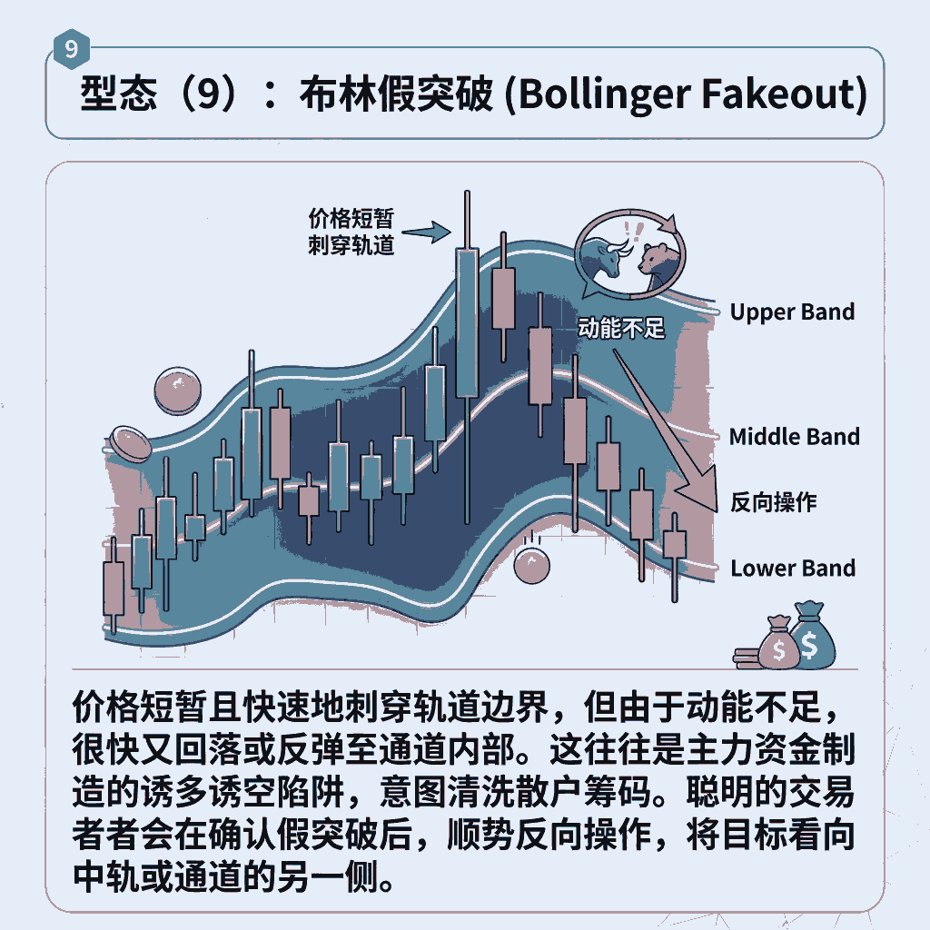 ○ 型态（9）：布林假突破（Bollinger Fakeout