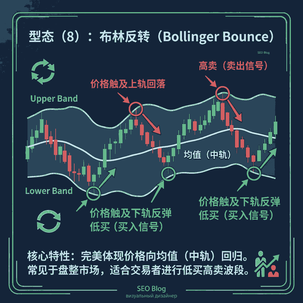 ○ 型态（8）：布林反转（Bollinger Bounce）