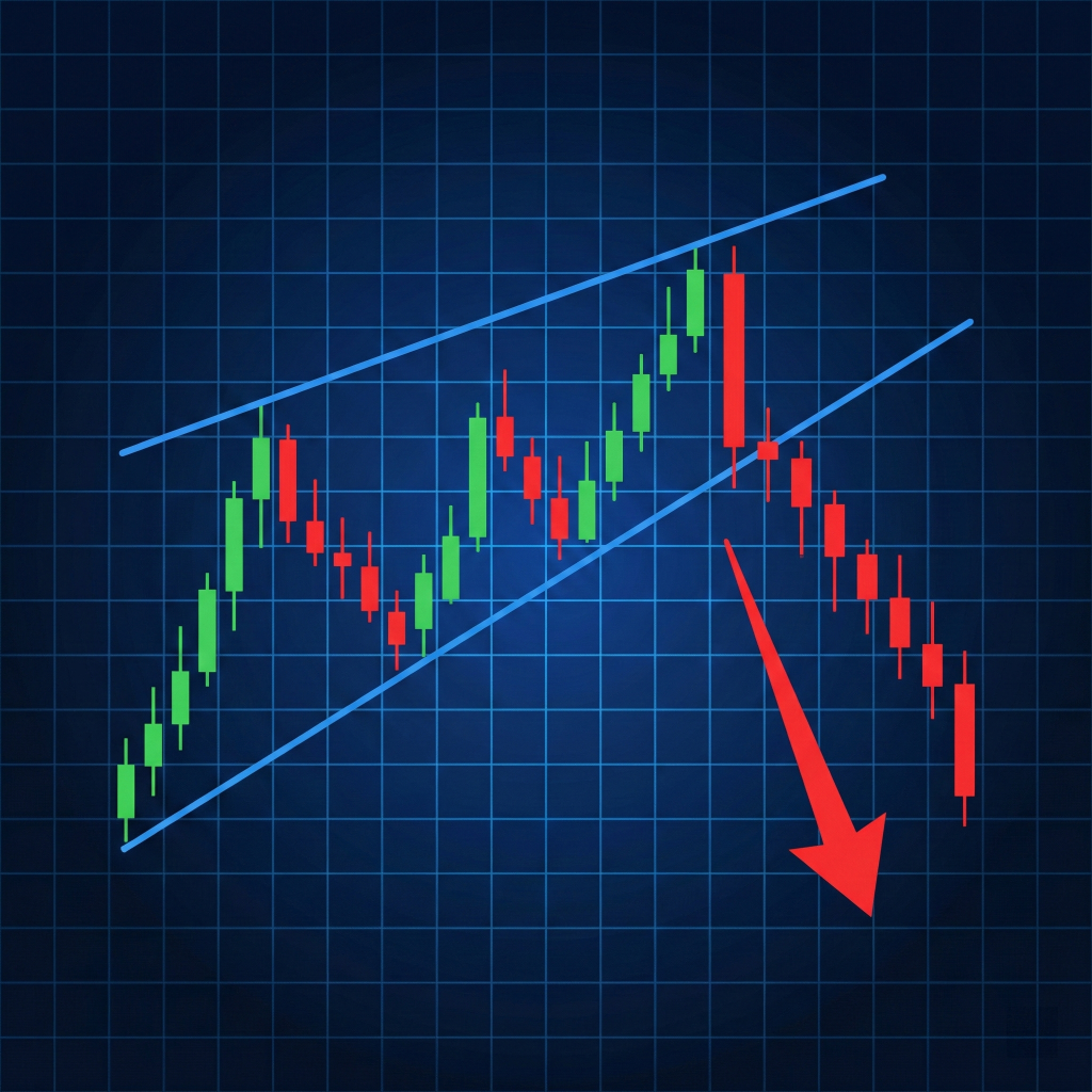 上升楔形（Rising Wedge）：看跌的空頭訊號