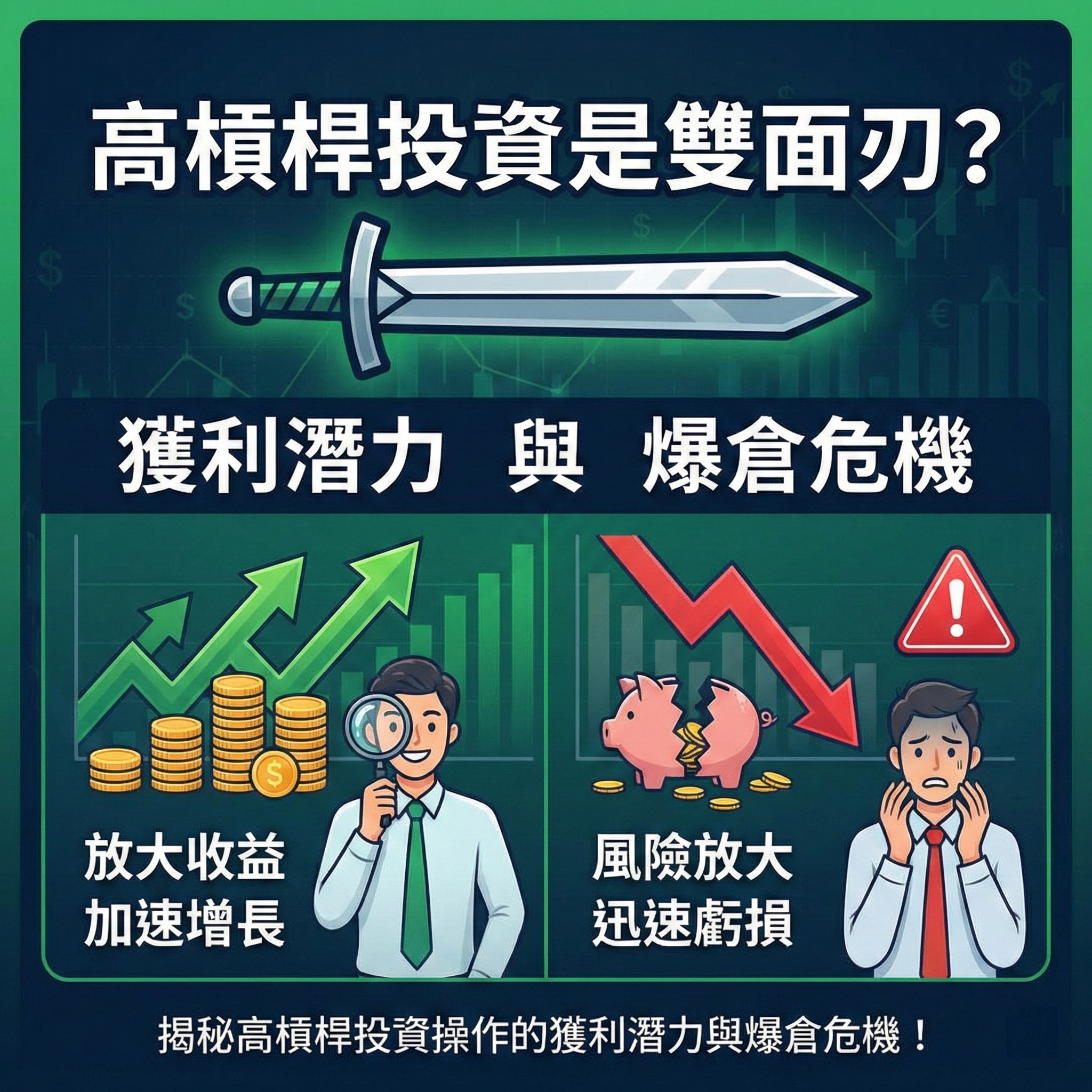 高槓桿投資是雙面刃？揭秘高槓桿投資操作的獲利潛力與爆倉危機！