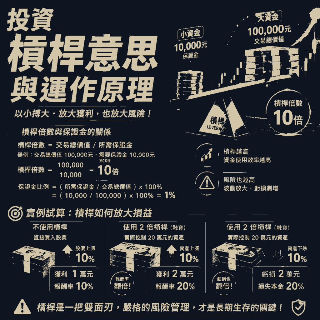 ※ 實例試算：槓桿如何放大損益