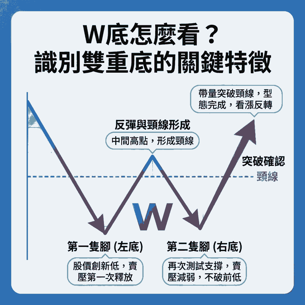 W底怎麼看？識別雙重底的關鍵特徵