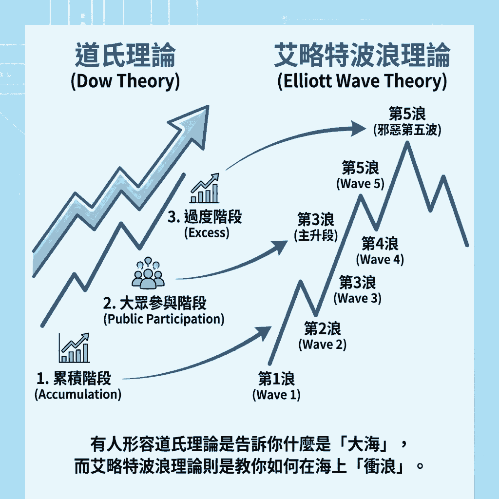 從道氏的三階段到艾略特的八波段