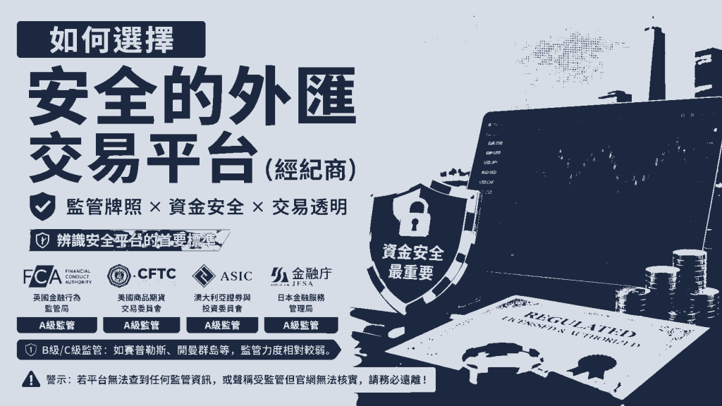 如何選擇安全的外匯交易平台 (經紀商)