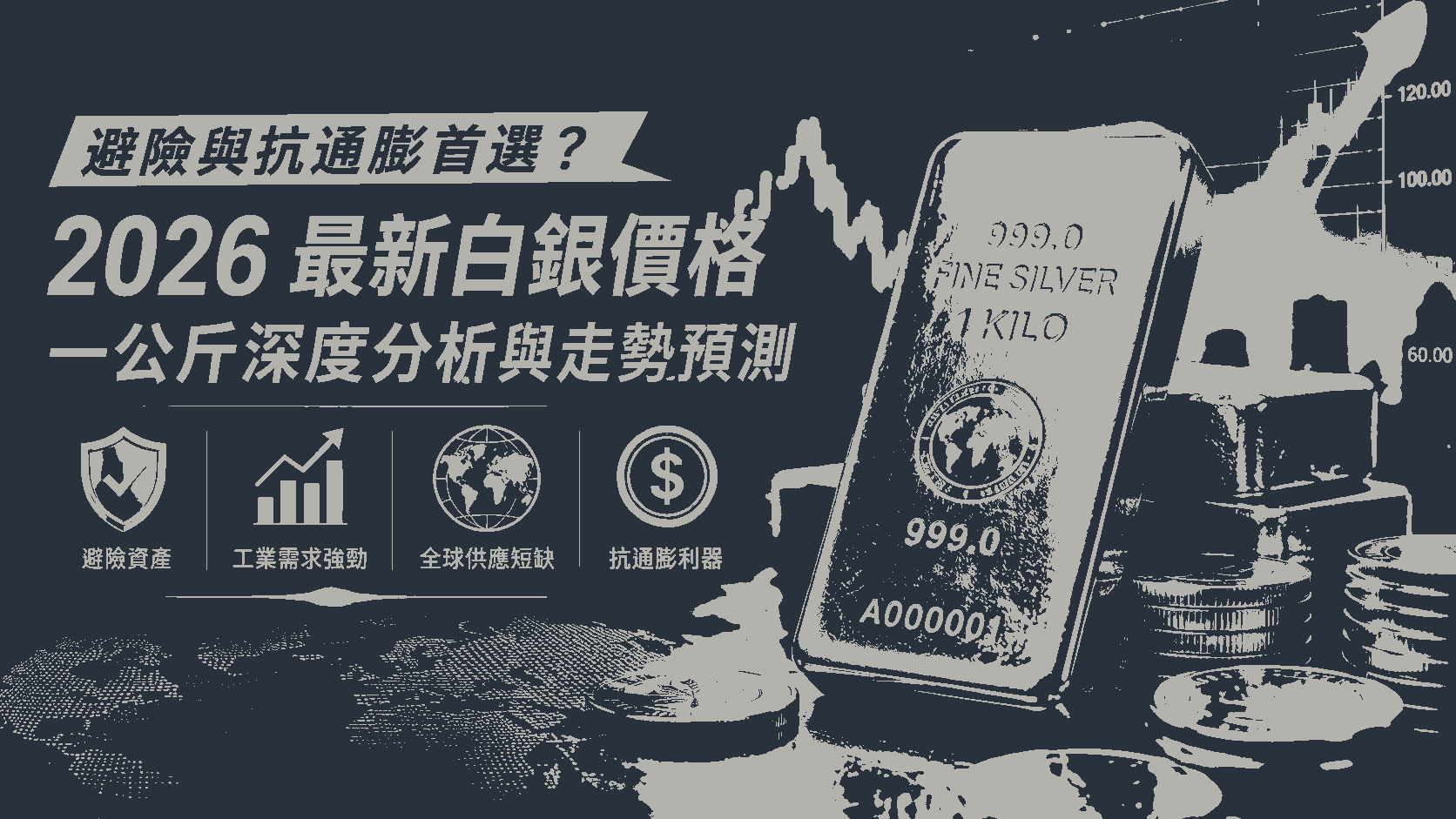 避險與抗通膨首選？2026 最新白銀價格一公斤深度分析與走勢預測