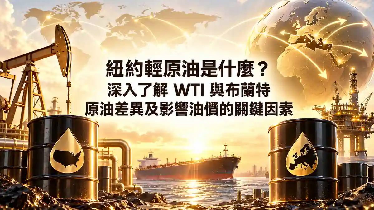 紐約輕原油是什麼？深入了解 WTI 與布蘭特原油差異及影響油價的關鍵因素