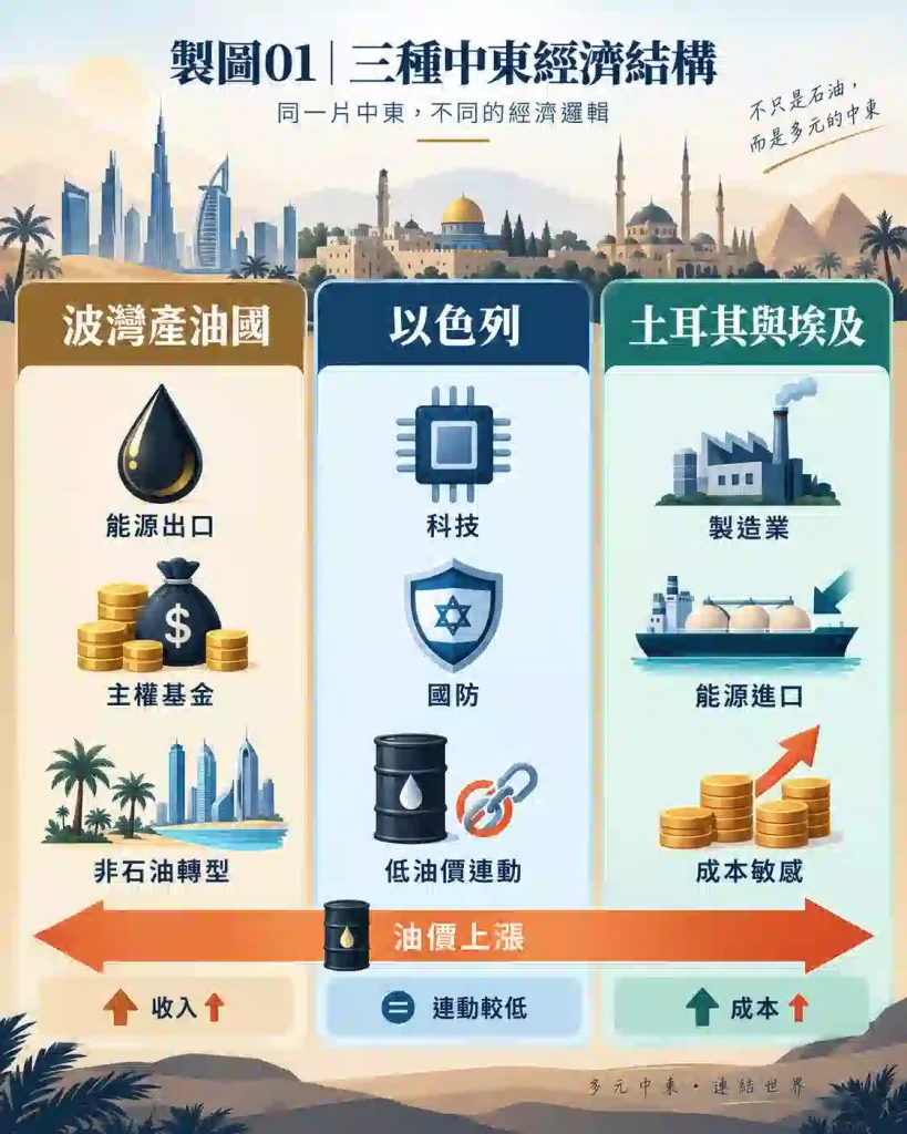 中東經濟是什麼?三種主要中東經濟結構