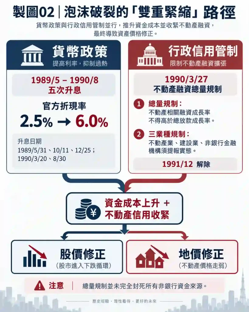 日本泡沫經濟為什麼破裂?