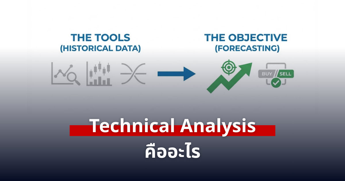 Technical Analysis คืออะไร คู่มือวิเคราะห์กราฟสำหรับมือใหม่ ตั้งแต่พื้นฐานถึงใช้งานจริง