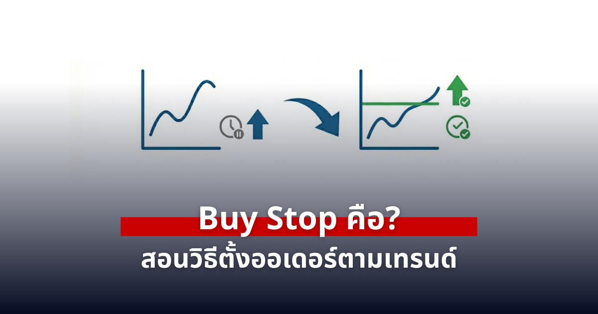 Buy Stop คืออะไร? วิธีตั้งออเดอร์ Breakout ตามเทรนด์ ไม่พลาดจังหวะทำกำไร